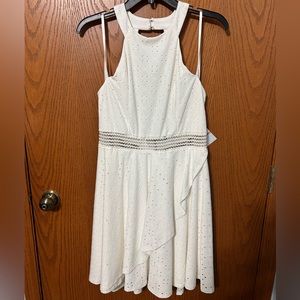 Sequin hearts size 13 white dress